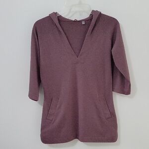 Merrell Hooded Jersey Pullover Tunic, Size Medium